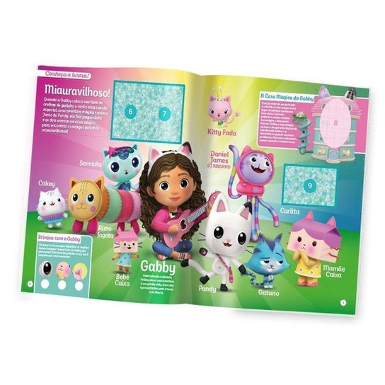 A Casa Mágica De Gabby - Álbum Capa Cartão