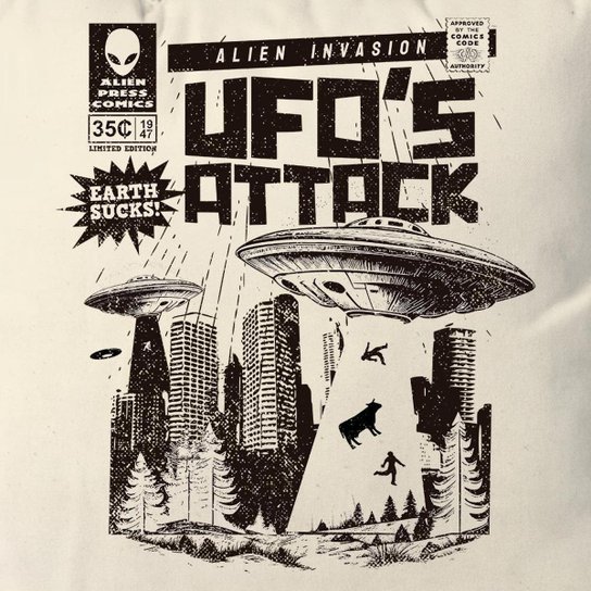 Almofada Alien Invasion