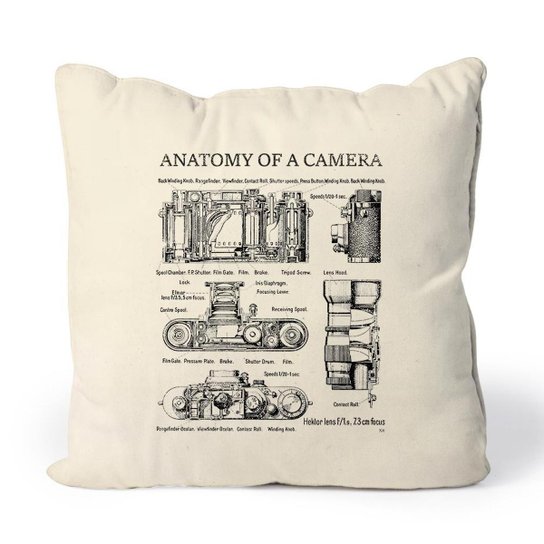 Almofada Anatomy Of Camera