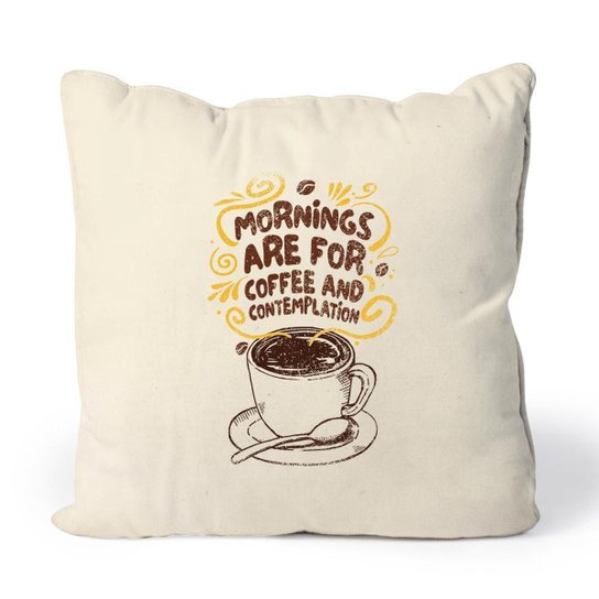 Almofada Coffee And Contemplation