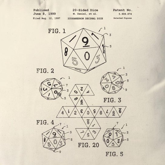 Almofada D20 Patent