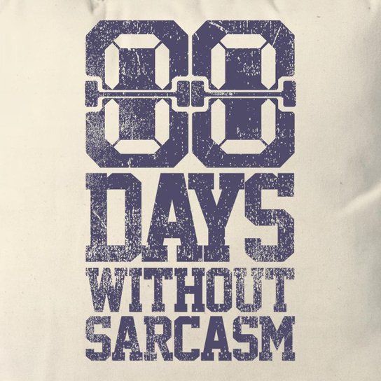 Almofada Days Without Sarcasm