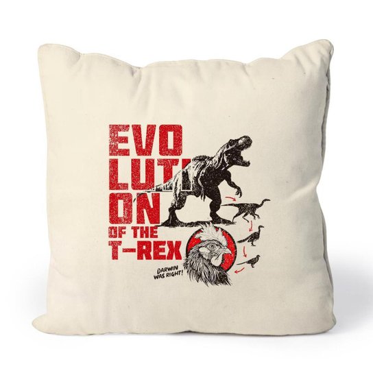 Almofada Evolution Of The T-Rex