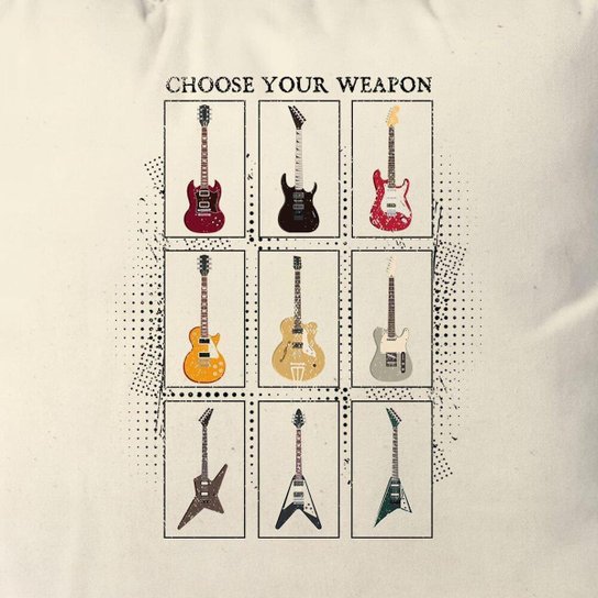 Almofada Guitar Weapons