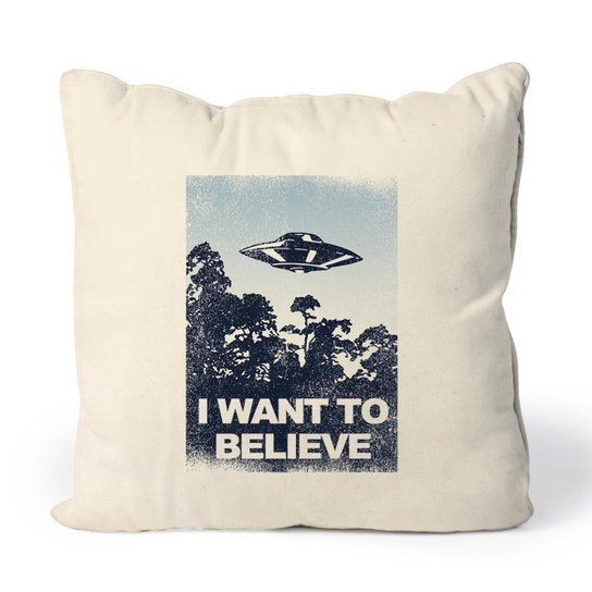 Almofada I Want To Believe