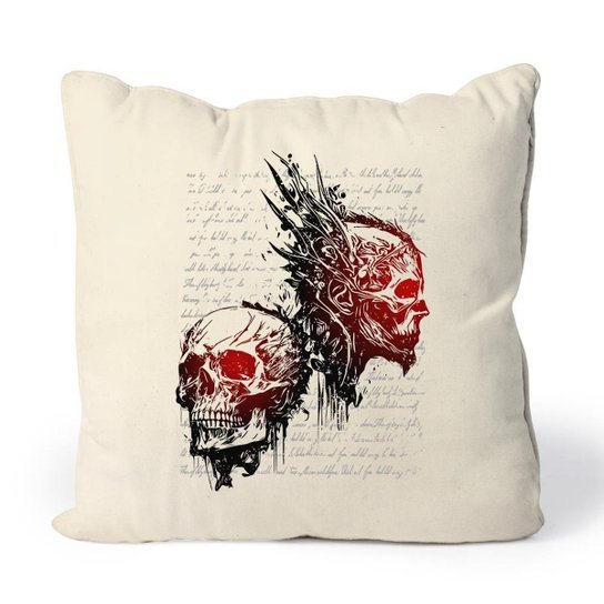 Almofada Ink Skulls