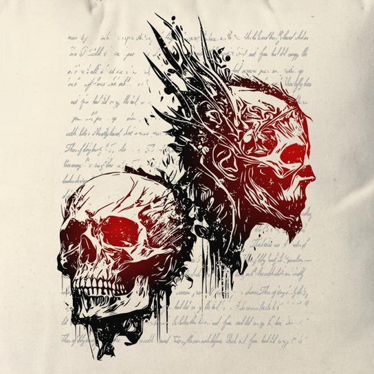 Almofada Ink Skulls