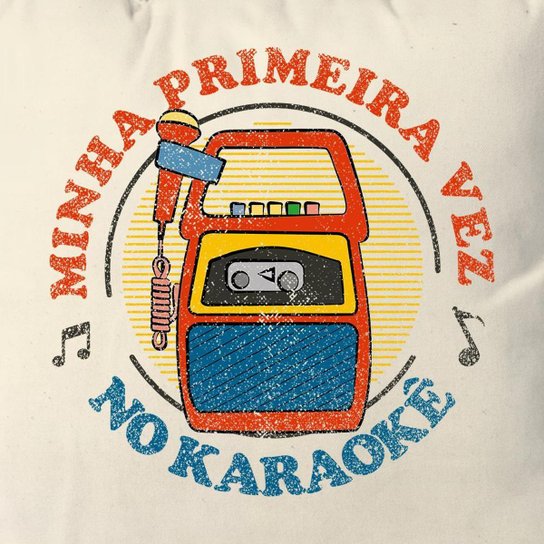 Almofada Meu Primeiro Karaokê
