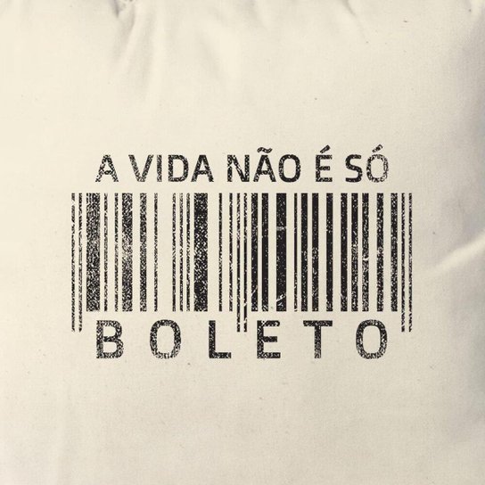 Almofada Não É Só Boleto