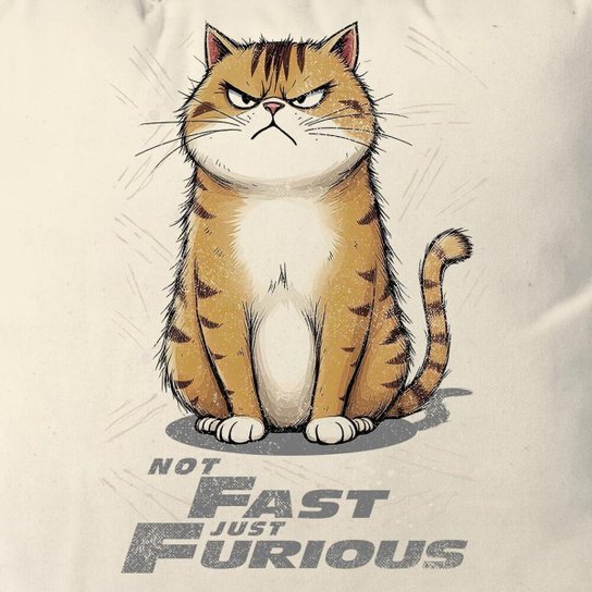 Almofada Not Fast Just Furious