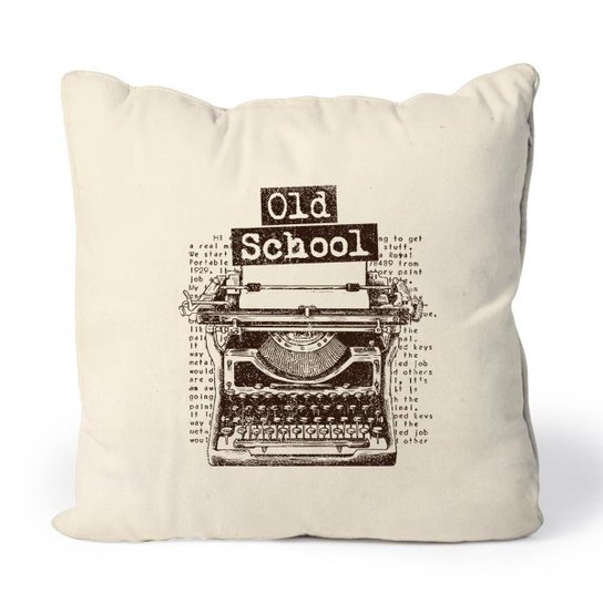 Almofada Old Typewritter