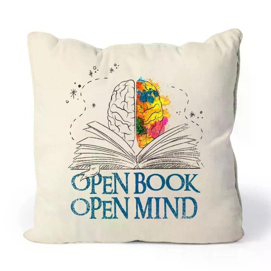 Almofada Open Book Open Mind