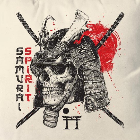 Almofada Samurai Skull