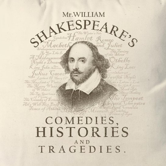 Almofada Shakespeare