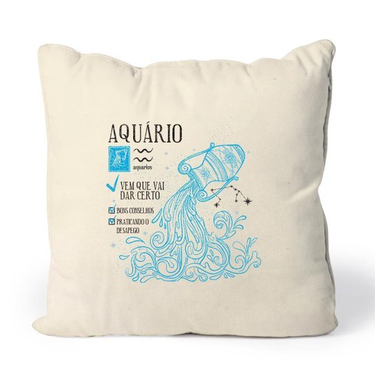 Almofada Signo Aquario