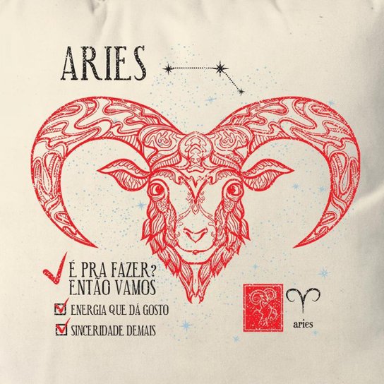 Almofada Signo Aries