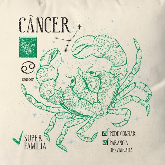 Almofada Signo Câncer