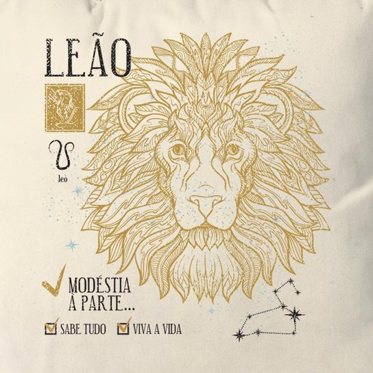 Almofada Signo Leão