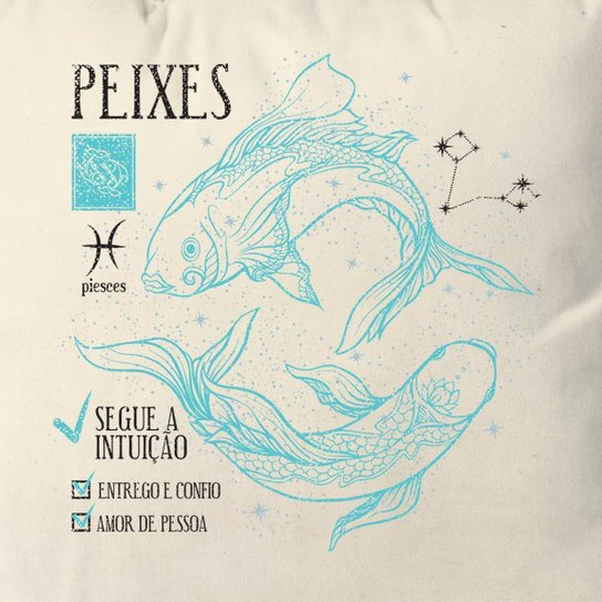 Almofada Signo Peixes