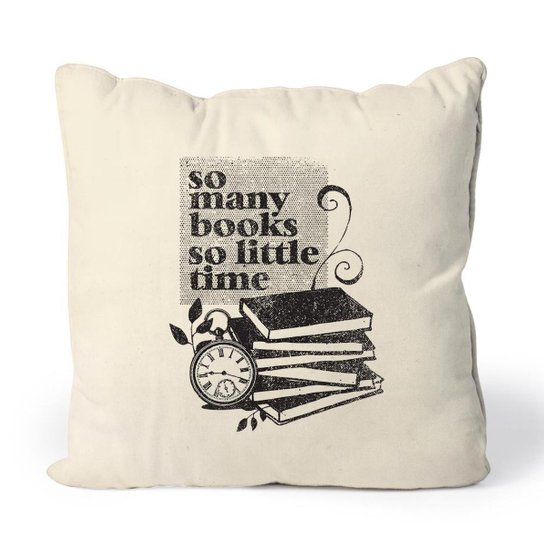 Almofada So Many Books