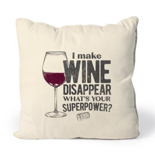 Almofada Wine Disappear