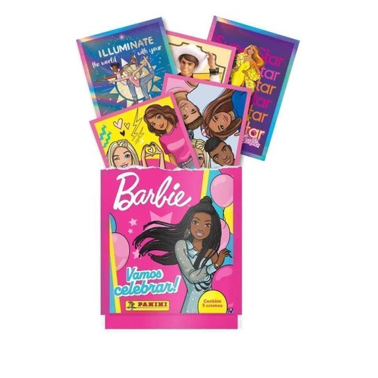 BARBIE 65TH ANNIVERSARY- Álbum Capa Cartão + 10 envelopes