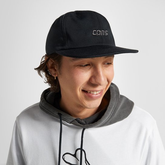 Boné Converse Cons 6 Aba Reta Panel