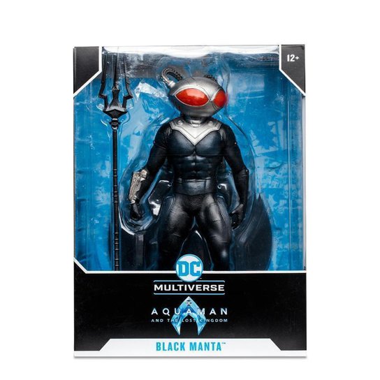 Boneco Action Figure Mcfarlane 12” Aquaman 2 - Black Mant4