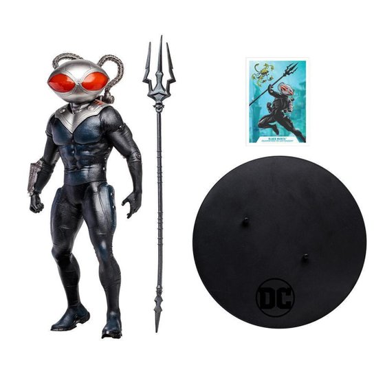 Boneco Action Figure Mcfarlane 12” Aquaman 2 - Black Mant4