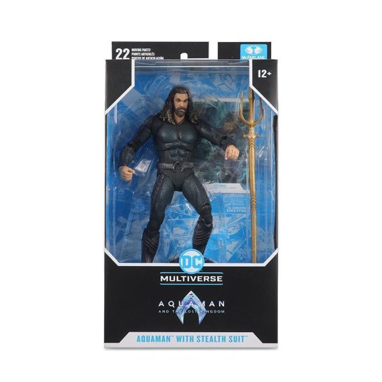 Boneco Action Figure Mcfarlane 7” Aquaman 2 - Aquaman With Stealth Suit