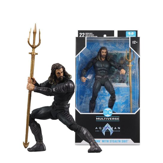 Boneco Action Figure Mcfarlane 7” Aquaman 2 - Aquaman With Stealth Suit