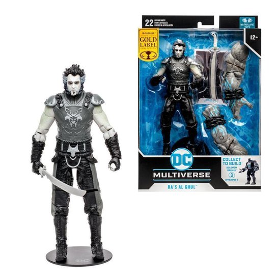 Boneco Action Figure Mcfarlane 7” Arkham City Ra’S Al Ghul