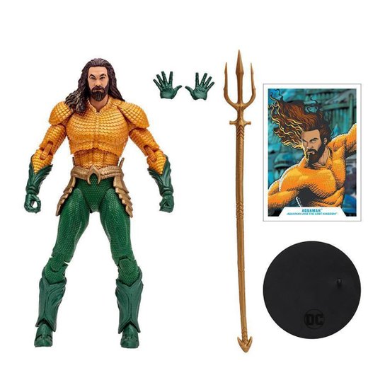 Boneco Action Figure Mcfarlane 7” Filme Aquaman 2 - Aquaman