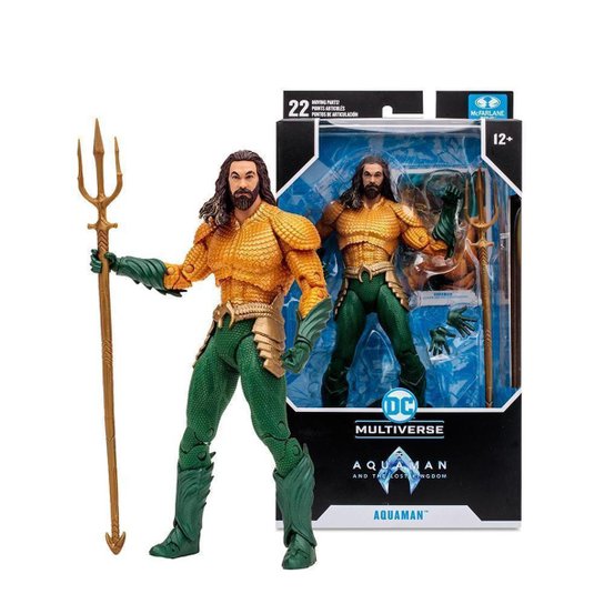 Boneco Action Figure Mcfarlane 7” Filme Aquaman 2 - Aquaman