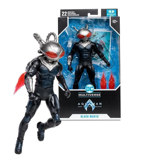 Boneco Action Figure Mcfarlane 7” Filme Aquaman 2 - Black Mant4
