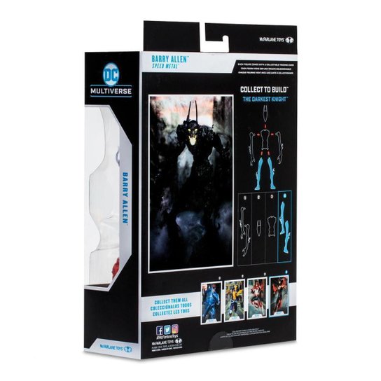 Boneco Action Figure Mcfarlane 7” Flash Barry Allen