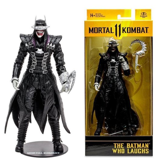 Boneco Action Figure McFarlane 7” Mortal Kombat Batman que Ri