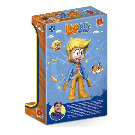 Boneco Articulado Vinil Lopers Algazarra