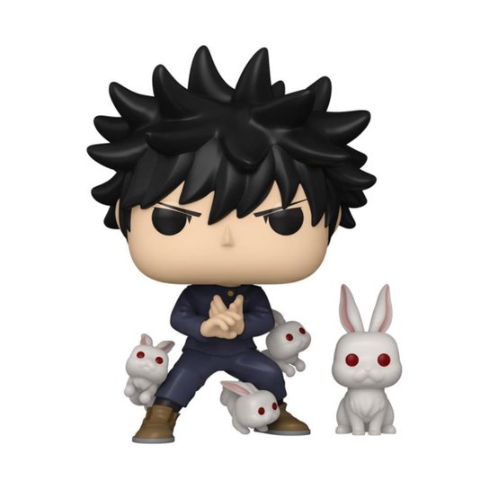 Boneco Funko Pop! & Buddy Jujutsu Kaisen Megumi com Coelhos