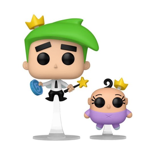 Boneco Funko Pop! & Buddy Os Padrinhos Mágicos Cosmo e Poof