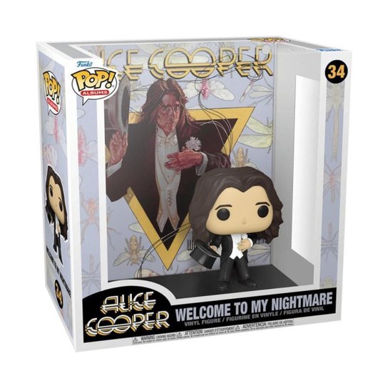 Boneco Funko POP! Album Cover - Alice Cooper - Welcome To My Nightmare