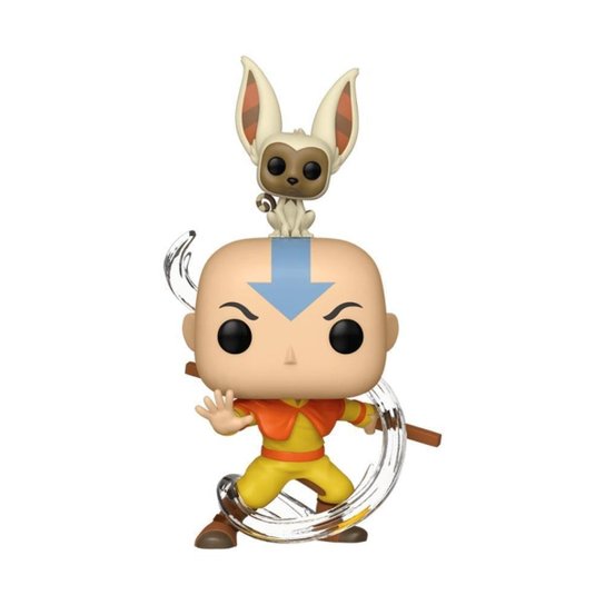 Boneco Funko POP! Avatar - Aang com Momo