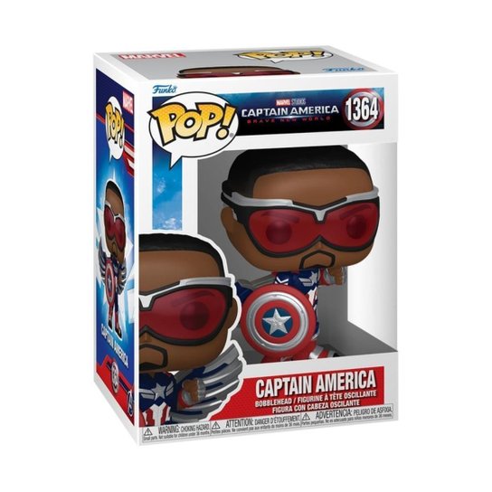 Boneco Funko Pop! Capitão América 4 - Capitão América (Sam)