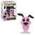 Boneco Funko Pop! Cartoon Network - Coragem o Cão Covarde - Preto+Vermelho