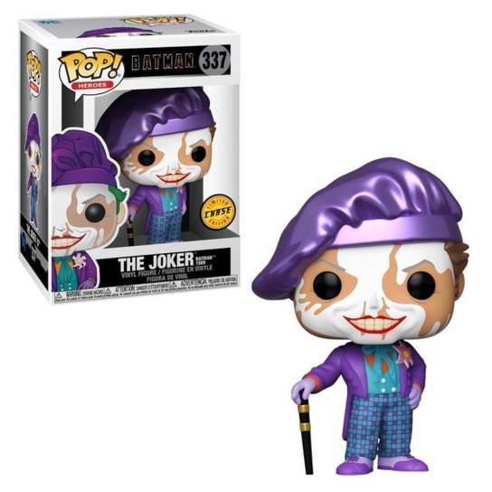 Boneco Funko Pop! DC Batman 1989 - The Joker Exclusivo Chase
