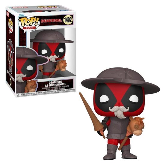 Boneco Funko Pop! Deadpool Literaruta Clássica - Don Quixote