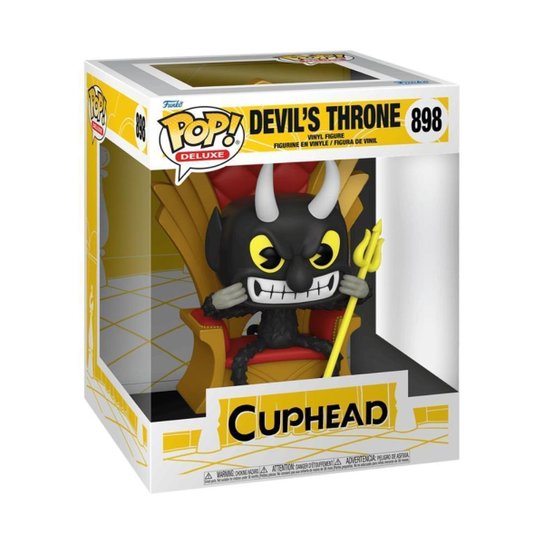Boneco Funko POP! Deluxe Cuphead - Devil’s Throne