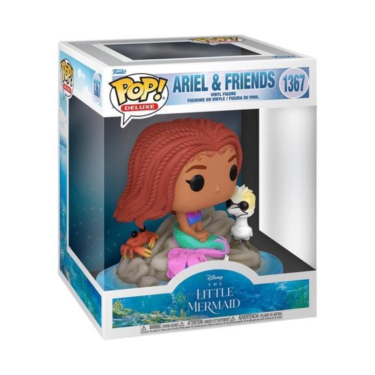 Boneco Funko POP! Deluxe Disney - Ariel e Amigos