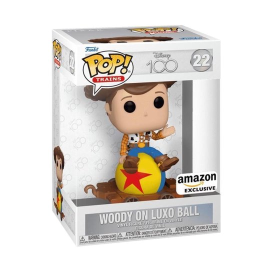 Boneco Funko POP! Disney 100 anos - Woody na Bola de Luxo
