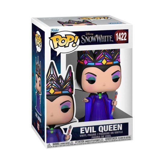 Boneco Funko Pop! Disney Branca de Neve Rainha Má Vest Roxo